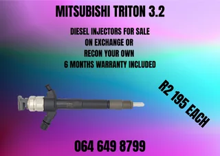 Mitsubishi Triton 3.2 Diesel Injectors With Washers For Sale On Exchange Or Recon Your Own