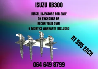 Isuzu Kb300 Diesel Injectors With Washers For Sale Or Recon Your Own Warranty Included