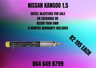 We Can Recon Your Nissan Kangoo 1.5 Diesel Injectors Copper Washers Included