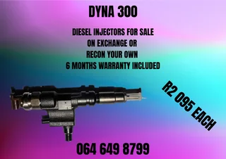 We Can Recon Your Dyna 300 Diesel Injectors 6 Months Warranty Included