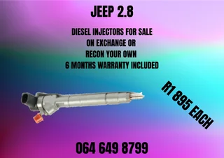 Jeep 2.8 Diesel Injectors For Sale On Exchange Or Recon Your Own Washers Included