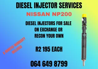 Nissan Np200 Diesel Injectors For Sale Or Recon Your Own