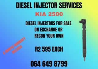 Kia 2500 Diesel Injectors For Sale Copper Washers And 6 Months Warranty Included