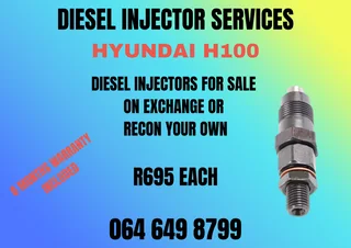 We Can Recon Your Hyundai H100 Diesel Injectors