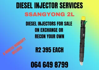 Ssangyong 2l Diesel Injectors For Sale Or Recon Your Own Washers Included