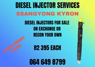 Ssangyong Kyron Diesel Injectors For Sale