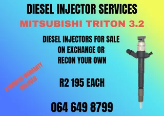 Mitsubishi Triton 3.2 Diesel Injectors For Sale Washers And Warranty Included