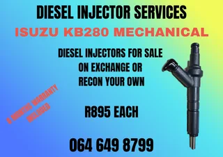 We Can Recon Your Isuzu Kb280 Mechanical Diesel Injectors
