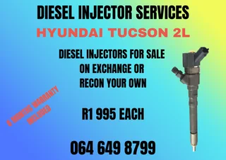 Hyundai Tucson 2l Diesel Injectors For Sale On Exchange Washers And Warranty Included