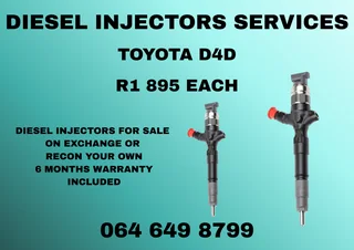 Toyota D4d Diesel Injectors For Sale On Exchange Or Recon Your Own
