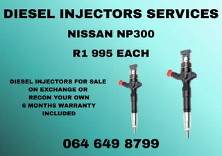 Nissan Np300 Diesel Injectors For Sale On Exchange Washers And Warranty Included