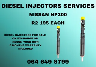 Nissan Np200 Diesel Injectors For Sale Or Recon Your Own