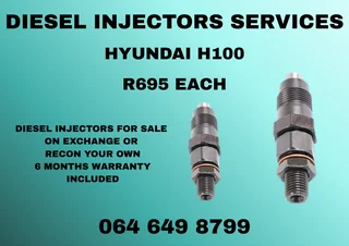 Hyundai H100 Diesel Injectors For Sale 6 Months Warranty Included