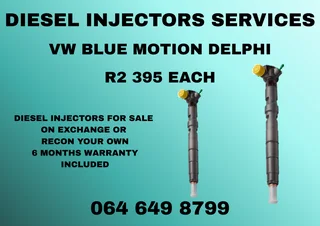 Vw Blue Motion Delphi Diesel Injectors With Washers For Sale On Exchange Or Recon Your Own