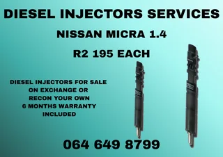 We Can Recon Your Nissan Micra 1.5 Diesel Injectors