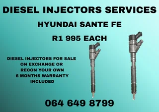 Hyundai Sante Fe Diesel Injectors For Sale Or Recon Your Own Washers Included