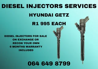 Hyundai Getz Diesel Injectors For Sale Copper Washers Included