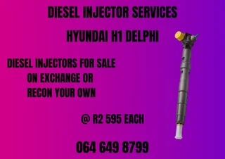 Hyundai H1 Delphi Diesel Injectors For Sale Or Recon Your Own Warranty Included