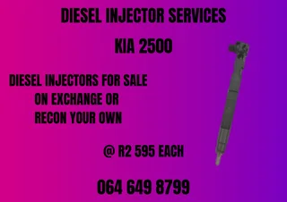 Kia 2500 Diesel Injectors For Sale Copper Washers And 6 Months Warranty Included