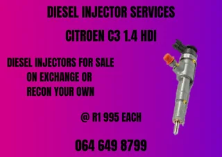 Citroen C3 1.4 Hdi Diesel Injectors For Sale On Exchange Copper Washers Included