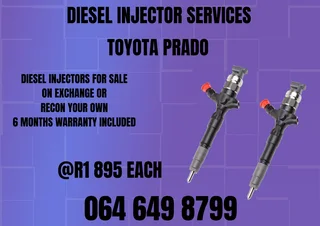 Toyota Prado Diesel Injectors For Sale On Exchange Copper Washers Included