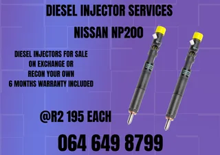Nissan Np200 Diesel Injectors For Sale Or Recon Your Own