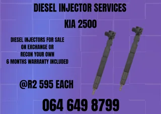 Kia 2500 Diesel Injectors For Sale Copper Washers And Warranty Included