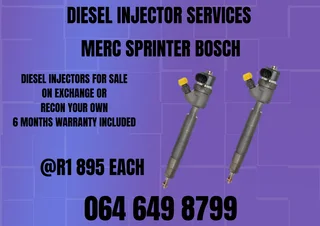 We Can Recon Your Merc Sprinter Bosch Diesel Injectors Washers And Warranty Included