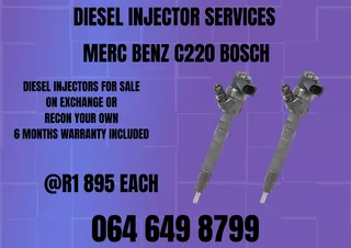 Merc Benz C220 Bosch Diesel Injectors For Sale On Exchange Copper Washers Included