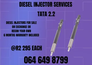 Tata 2.2 Diesel Injectors For Sale 6 Months Warranty Included