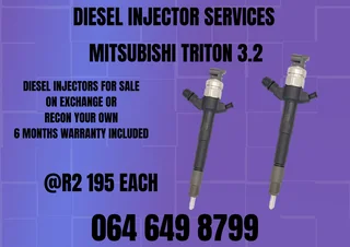 Mitsubishi Triton 3.2 Diesel Injectors With Washers For Sale On Exchange Or Recon Your Own