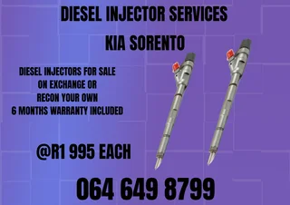 Kia Sorento Diesel Injectors With Washers For Sale Or Recon Your Own