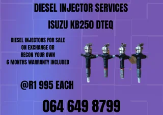 Isuzu Kb250 Dteq Diesel Injectors With Washers For Sale