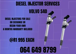 Volvo S40 Diesel Injectors For Sale On Exchange Or Recon Your Own Washer Included