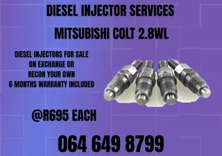 Mitsubishi Colt 2.8wl  Diesel Injectors For Sale On Exchange