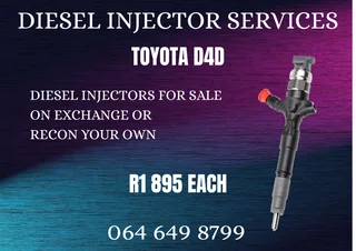 Toyota D4d Diesel Injectors For Sale On Exchange Or Recon Your Own