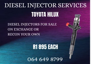 Toyota Hilux Diesel Injectors For Sale On Exchange