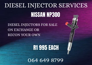 Nissan Np300 Diesel Injectors For Sale On Exchange Washers And Warranty Included