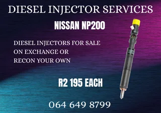 Nissan Np200 Diesel Injectors For Sale Or Recon Your Own