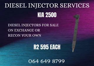Kia 2500 Diesel Injectors For Sale Copper Washers And Warranty Included