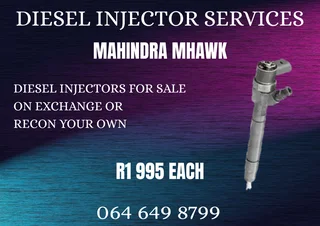 Mahindra Mhawk Diesel Injectors With Washers For Sale Or Recon Your Own
