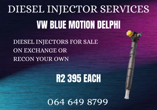 We Can Recon Your Vw Blue Motion Delphi Diesel Injectors Warranty Included
