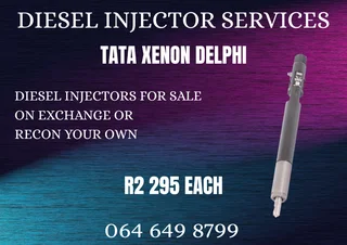 Tata Xenon Delphi Diesel Injectors For Sale On Exchange Or Recon Your Own Washers Included