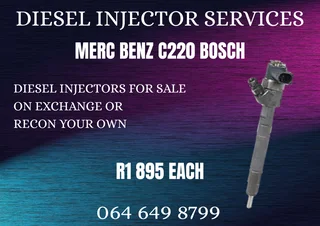 Merc Benz C220 Bosch Diesel Injectors For Sale On Exchange Washers Included