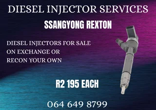 Ssangyong Rexton Diesel Injectors For Sale Copper Washers Included