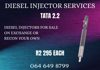 Tata 2.2 Diesel Injectors For Sale 6 Months Warranty Included
