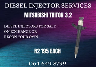 Mitsubishi Triton 3.2 Diesel Injectors With Washers For Sale On Exchange Or Recon Your Own