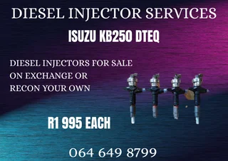 Isuzu Kb250 Dteq Diesel Injectors With Washers For Sale