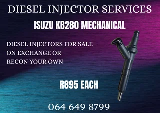 Isuzu Kb280 Mechanical Diesel Injectors With Washers For Sale Warranty Included
