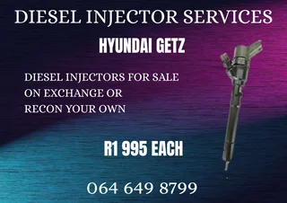 We Can Recon Your Hyundai Getz Diesel Injectors